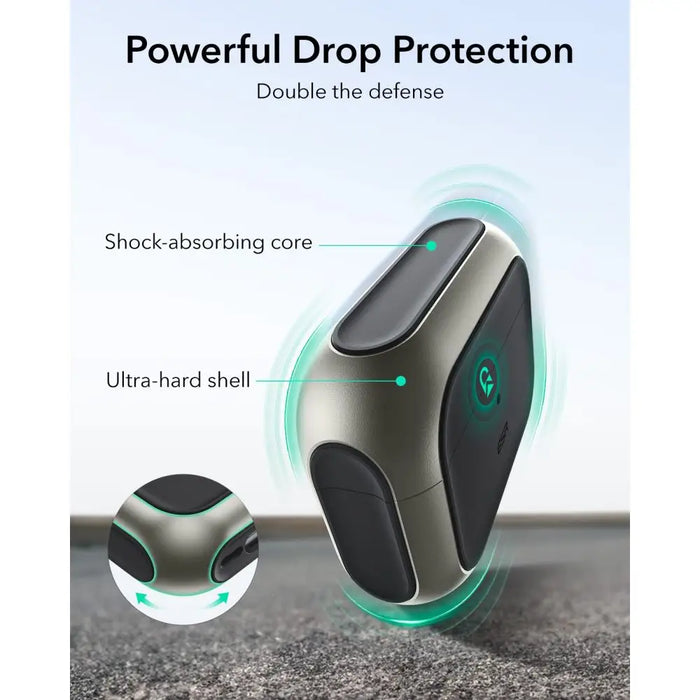 ESR Orbit HaloLock MagSafe калъф за AirPods Pro 3 - сив