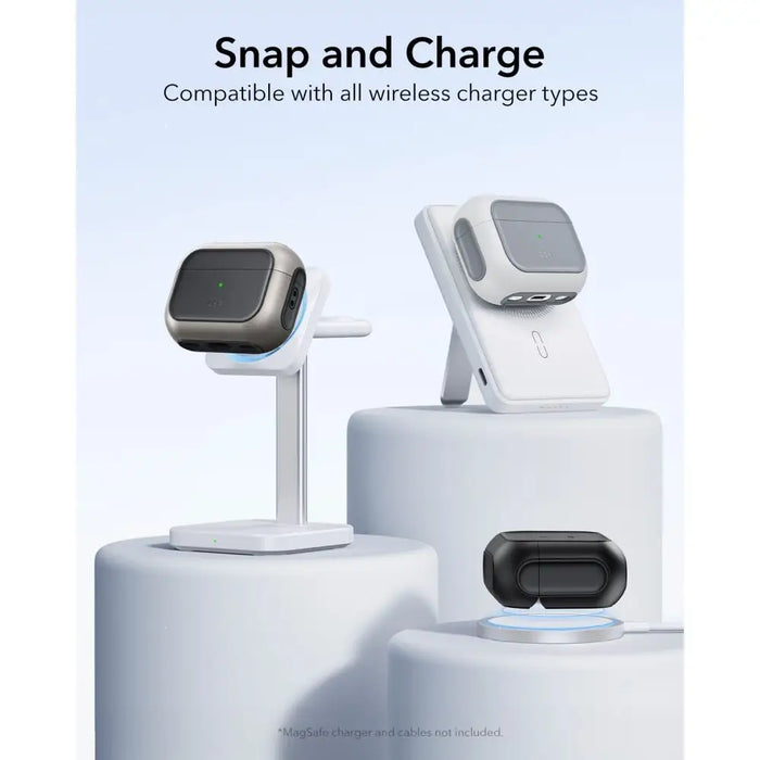 ESR Orbit HaloLock MagSafe калъф за AirPods Pro 3 - сив