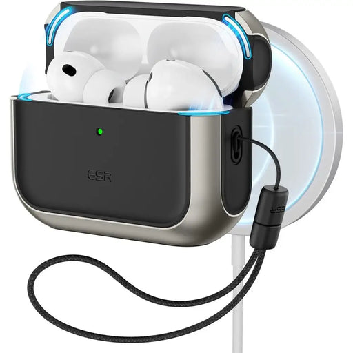 ESR Orbit HaloLock MagSafe калъф за AirPods Pro 3 - сив