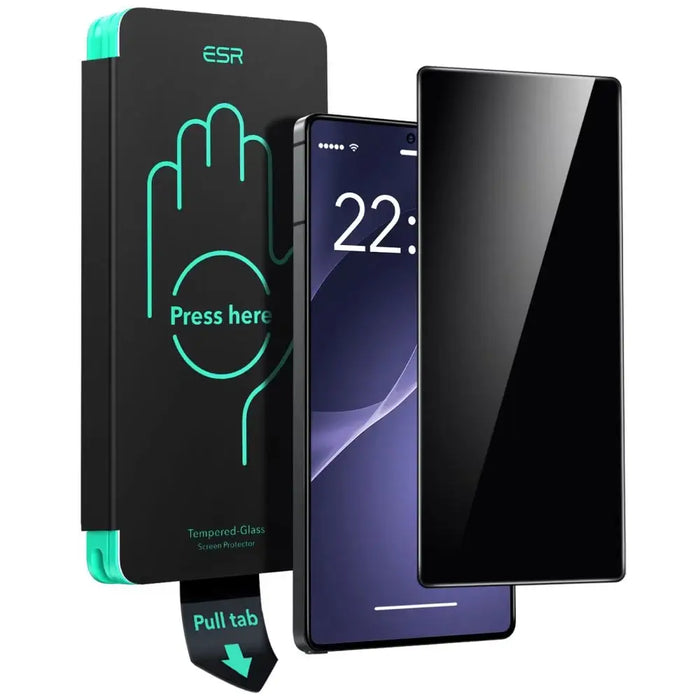 ESR Tempered Glass Privacy Glass на Samsung Galaxy S25 Ultra