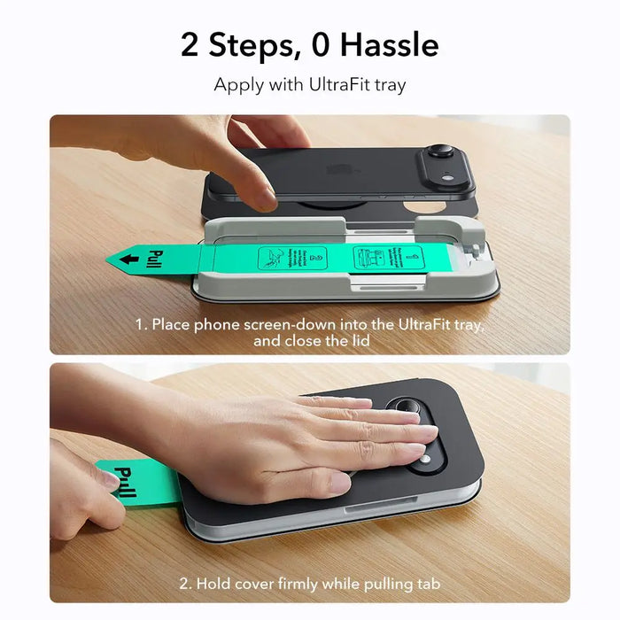 ESR UltraFit Tempered Glass 2-pack за iPhone 17 Air