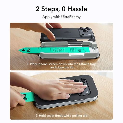 ESR UltraFit Tempered Glass 2-pack за iPhone 17 Pro Max