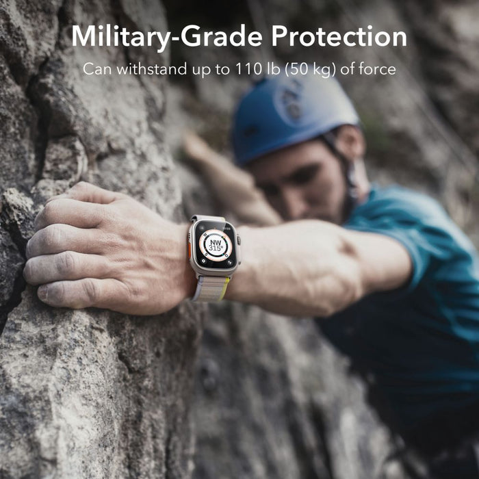 ESR Armorite 2 броя закалено стъкло за Apple Watch Ultra 49 мм - титаниево