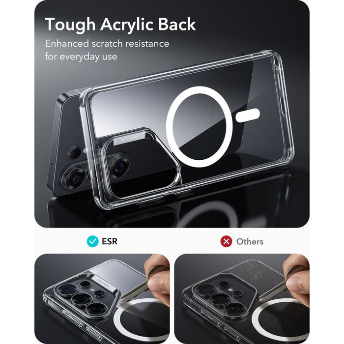 ESR Classic Hybrid MagSafe калъф за Samsung Galaxy S26 Ultra - прозрачен