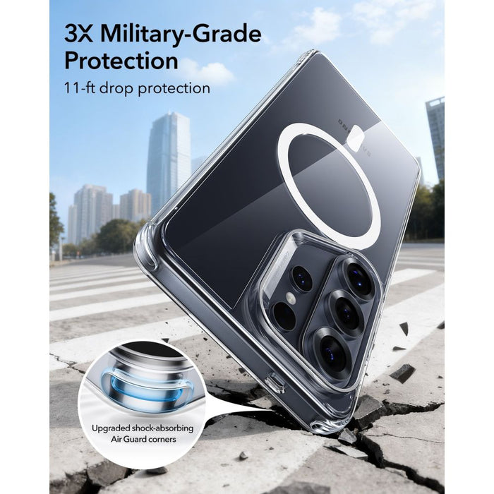 ESR Classic Hybrid MagSafe калъф за Samsung Galaxy S26 Ultra - прозрачен