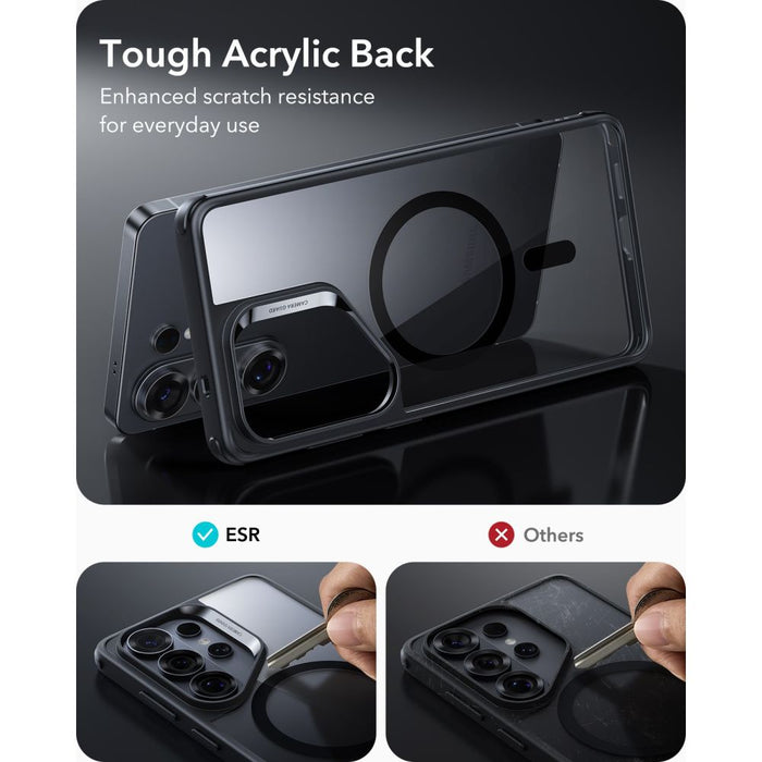 ESR Classic Hybrid MagSafe калъф за Samsung Galaxy S26 Ultra - прозрачен черен