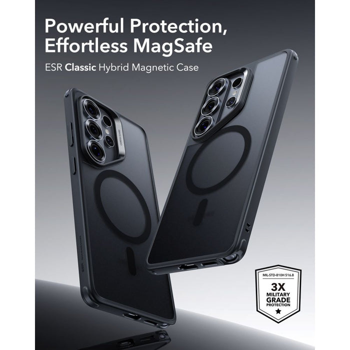 ESR Classic Hybrid MagSafe калъф за Samsung Galaxy S26 Ultra - черен