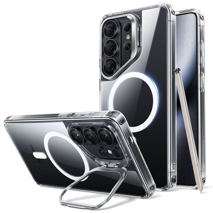 ESR Classic Hybrid Kickstand MagSafe калъф за Samsung Galaxy S26 Ultra - прозрачен
