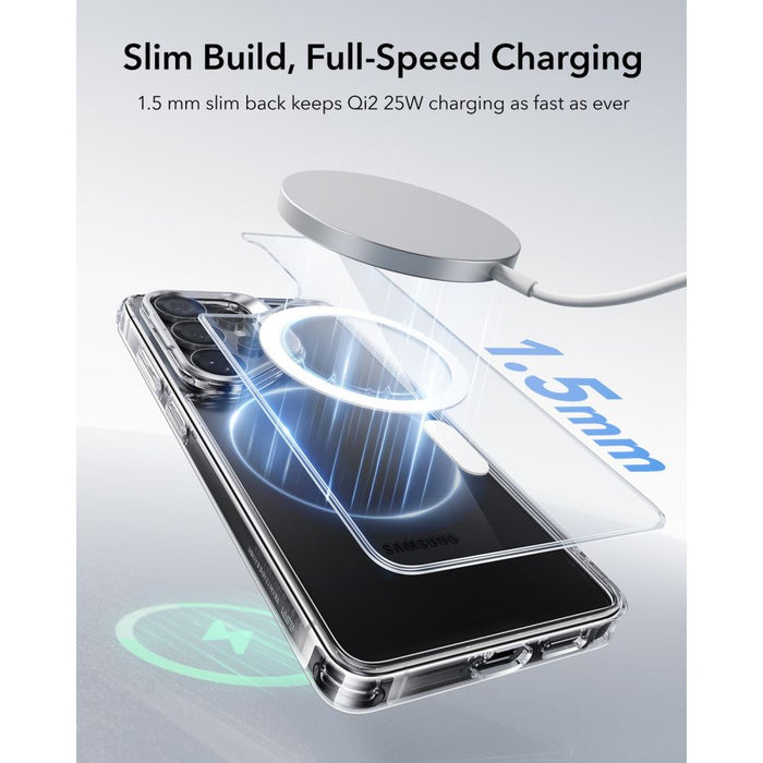 ESR Classic Hybrid Kickstand MagSafe калъф за Samsung Galaxy S26 Ultra - прозрачен