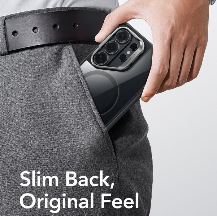 ESR Classic Hybrid Kickstand MagSafe калъф за Samsung Galaxy S26 Ultra - прозрачен черен