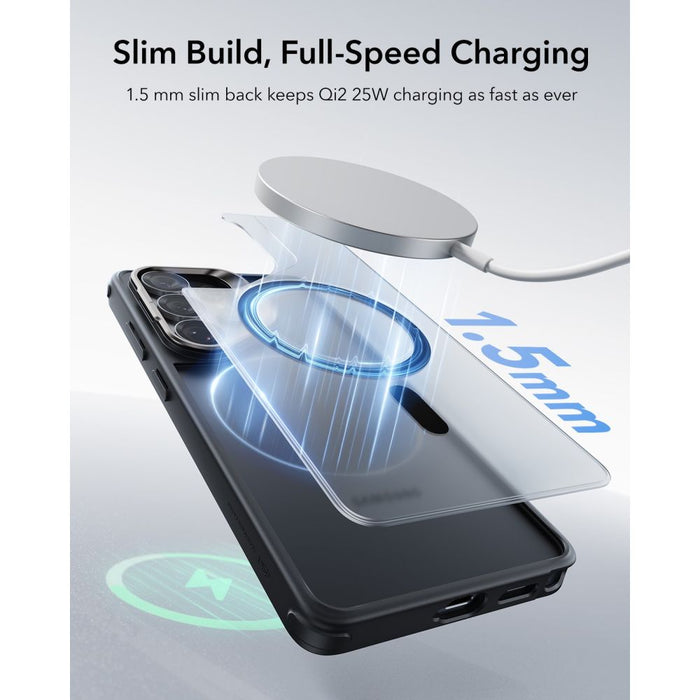 ESR Classic Hybrid калъф MagSafe с поставка за Samsung Galaxy S26 Ultra - черен