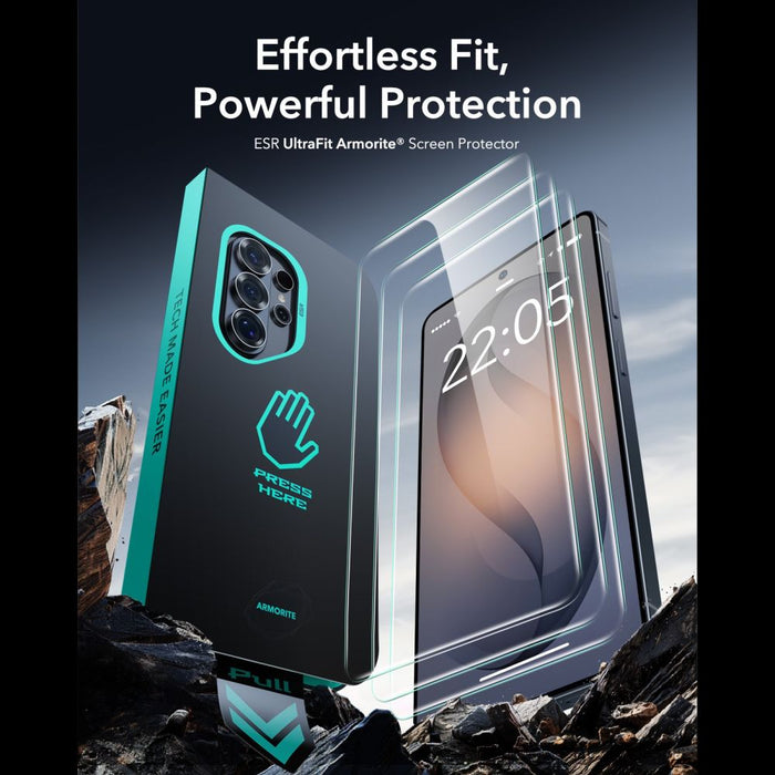 ESR UltraFit Armorite - 2 броя закалено стъкло за Samsung Galaxy S26 Ultra
