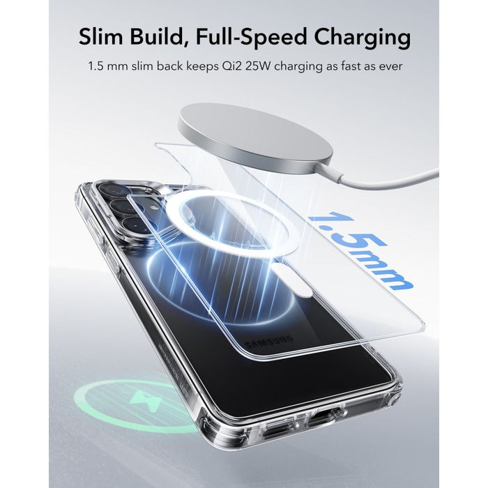 ESR Classic Hybrid Kickstand MagSafe калъф за Samsung Galaxy S26+ - прозрачен