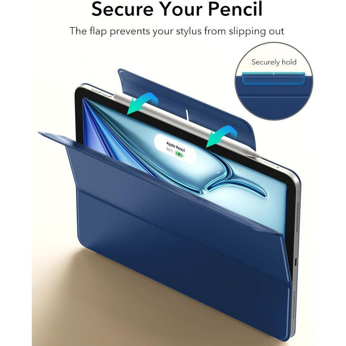 ESR Rebound Magnetic Case за iPad Air 10.9" (2020/2022) / 11" (2024/2025/2026) - тъмносин