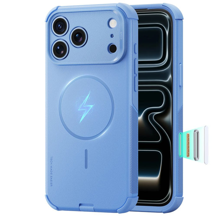 ESR Cyber Tough MagSafe калъф за iPhone 18 Pro Max / 17 Pro Max - светло син