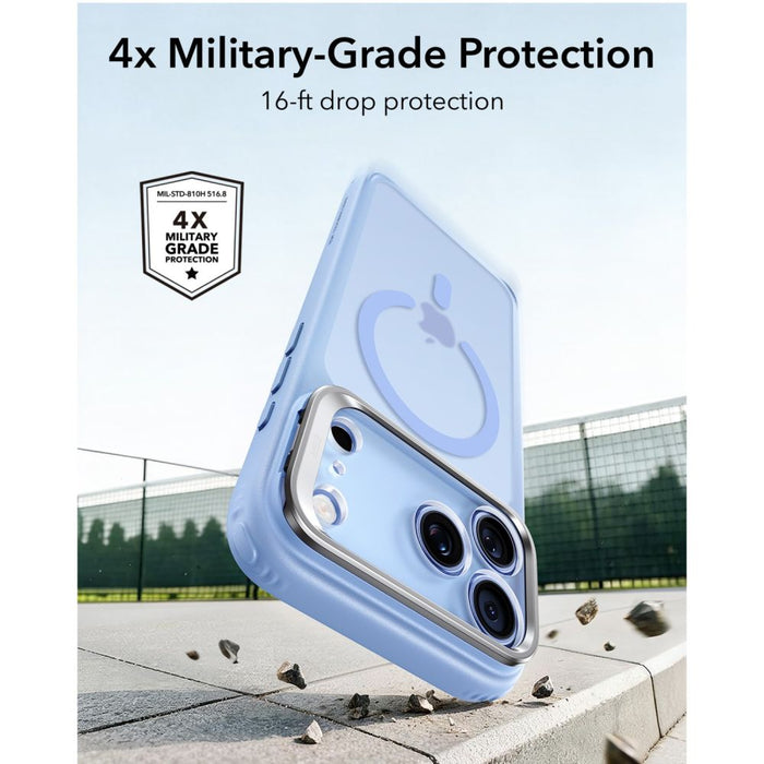 ESR Classic Hybrid Kickstand MagSafe калъф за iPhone 18 Pro / 17 Pro - светло син матов