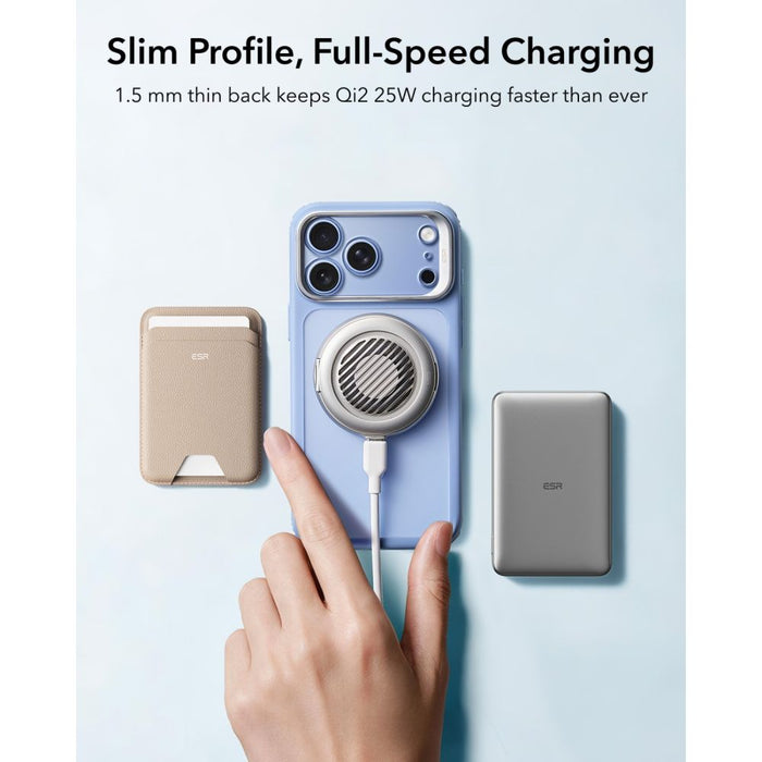 ESR Classic Hybrid Kickstand MagSafe калъф за iPhone 18 Pro / 17 Pro - светло син матов