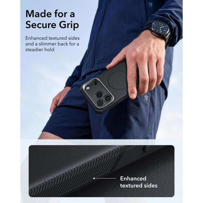 ESR Cyber Tough Kickstand MagSafe калъф за iPhone 18 Pro / 17 Pro - черен