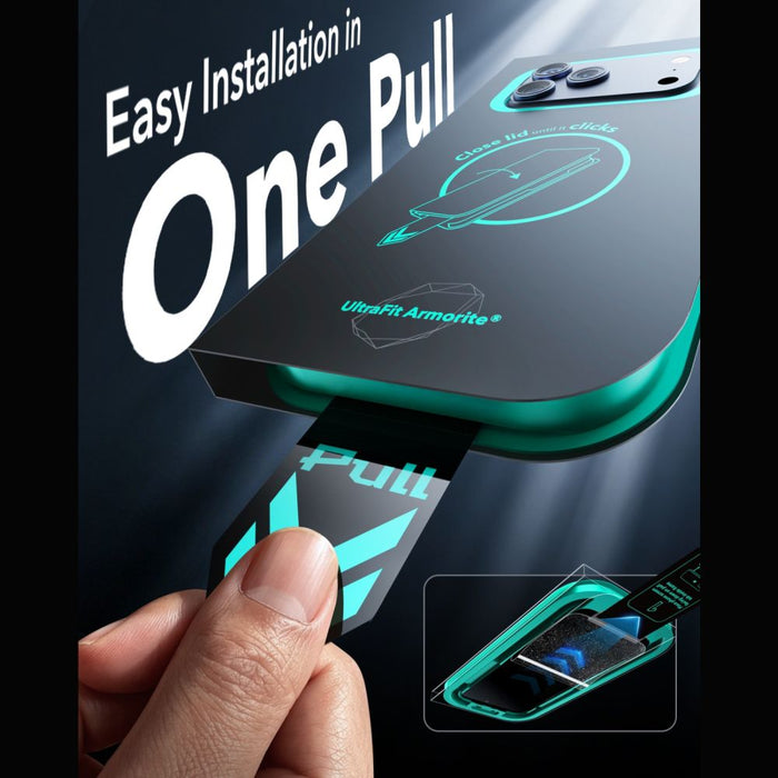 ESR UltraFit Armorite 2-Pack закалено стъкло за iPhone 18 Pro Max / 17 Pro Max - черно