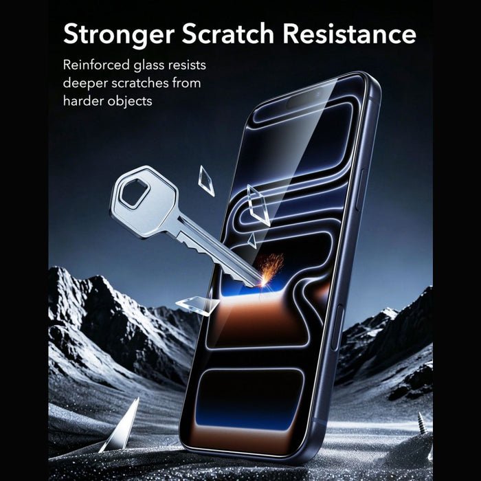 ESR UltraFit Armorite 2-Pack закалено стъкло за iPhone 18 Pro Max / 17 Pro Max - черно