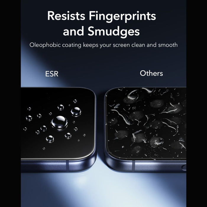 ESR UltraFit Armorite 2-Pack закалено стъкло за iPhone 18 Pro Max / 17 Pro Max - черно
