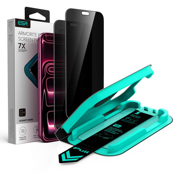 ESR UltraFit Armorite Privacy - комплект от 2 закалени стъкла за iPhone 18 Pro Max