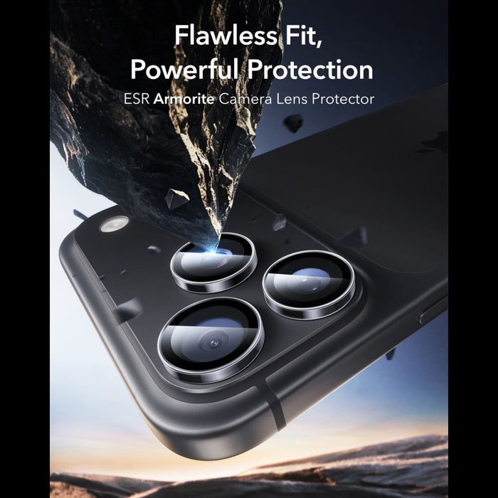 ESR Armorite протектор за камера от закалено стъкло за iPhone 18 Pro / 18 Pro Max - цвят тъмна череша