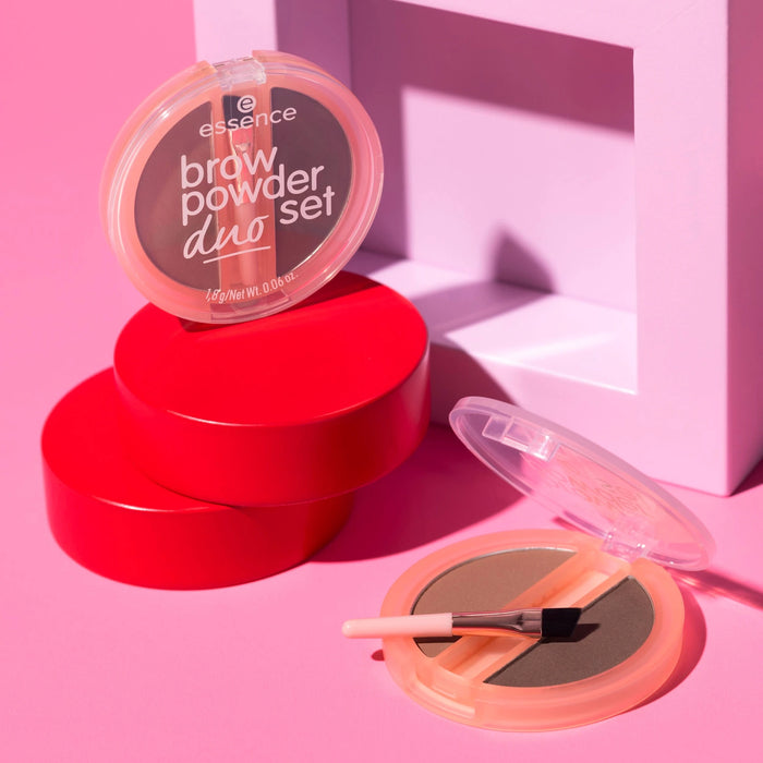 Дуо пудра за вежди brow powder set - Nr. 02 Medium, 1 бр., 1,8 g
