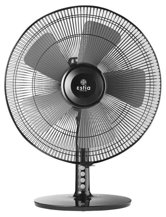 Настолен вентилатор Estia - Levanto, 40 cm, 55W, черен
