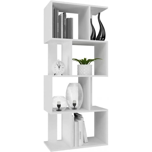 Етажерка FIESTA 4P 59.5x30x140 см бяла
