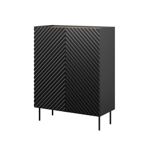 Етажерка 2D2SZ ONDA 98x45x127 черна