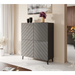 Етажерка ABETO 100,5 x 40 x 121,5 см графит/гланц графит