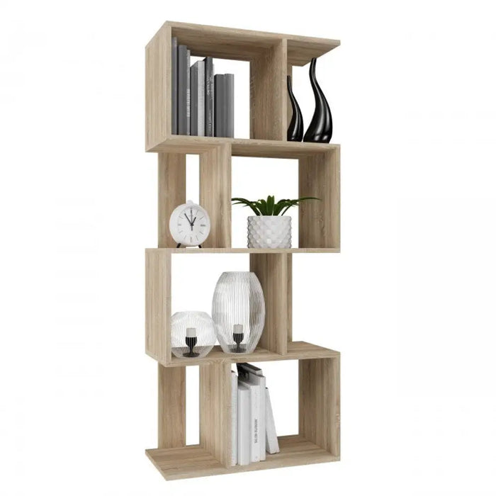 Етажерка FIESTA 4P 59.5x30x140 см дъб сонома