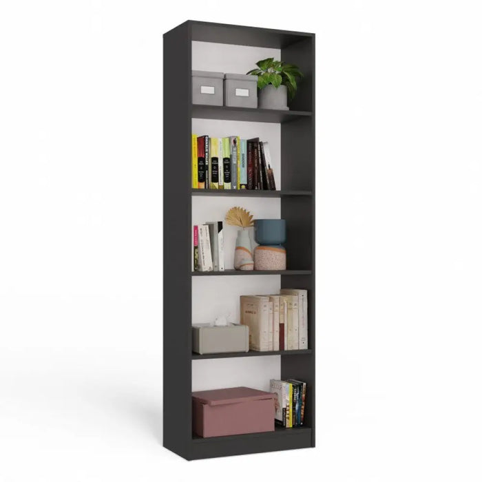 Етажерка за книги 60 см антрацит