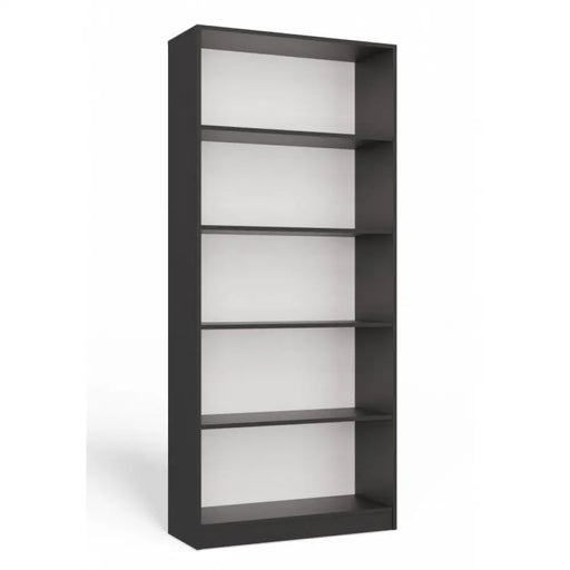 Етажерка за книги 80 см антрацит