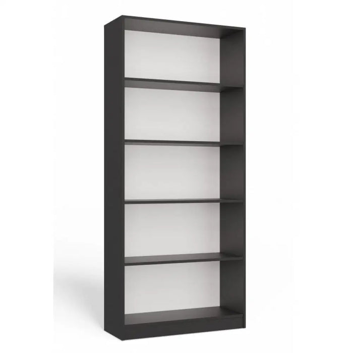 Етажерка за книги 80 см антрацит