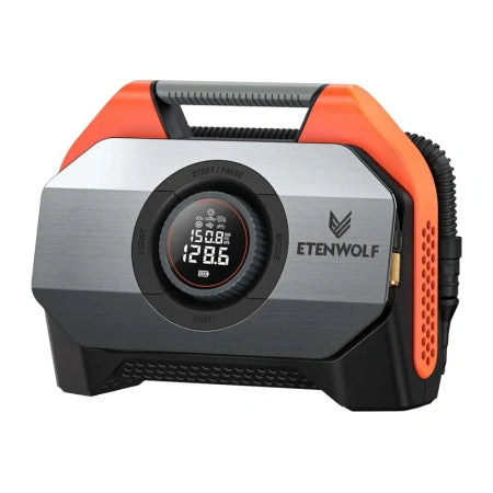 Etenwolf S6 Автомобилен въздушен компресор, 11.03 bar, 19,200 mAh (orange)
