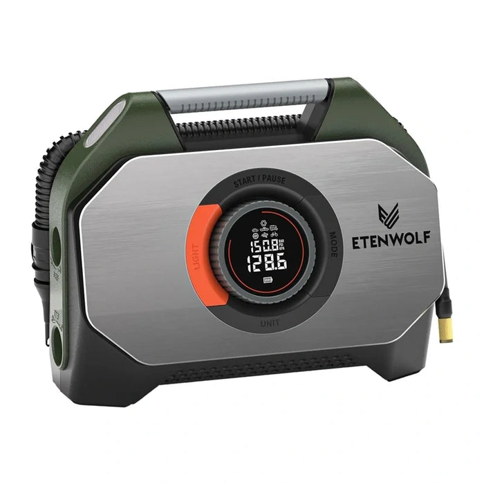 Компресор за автомобил Etenwolf S7, 11.03 бара, 38 400 mAh