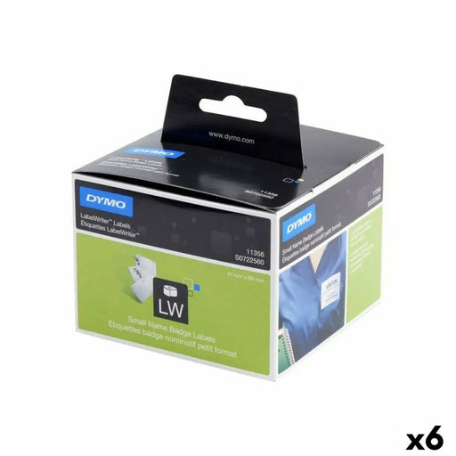 Етикети за принтер Dymo LW11356 89 x 41 mm Бял (6 броя)