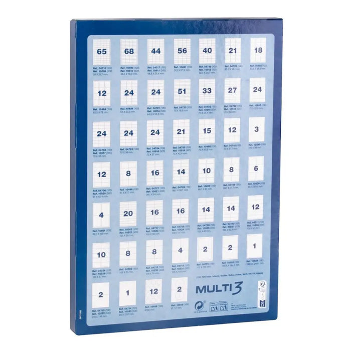 Етикети за принтер Apli 4715 Бял 210 x 148 mm