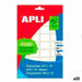 Етикети Apli Бял хартия 10 Листи 20 x 50 mm (10 броя)