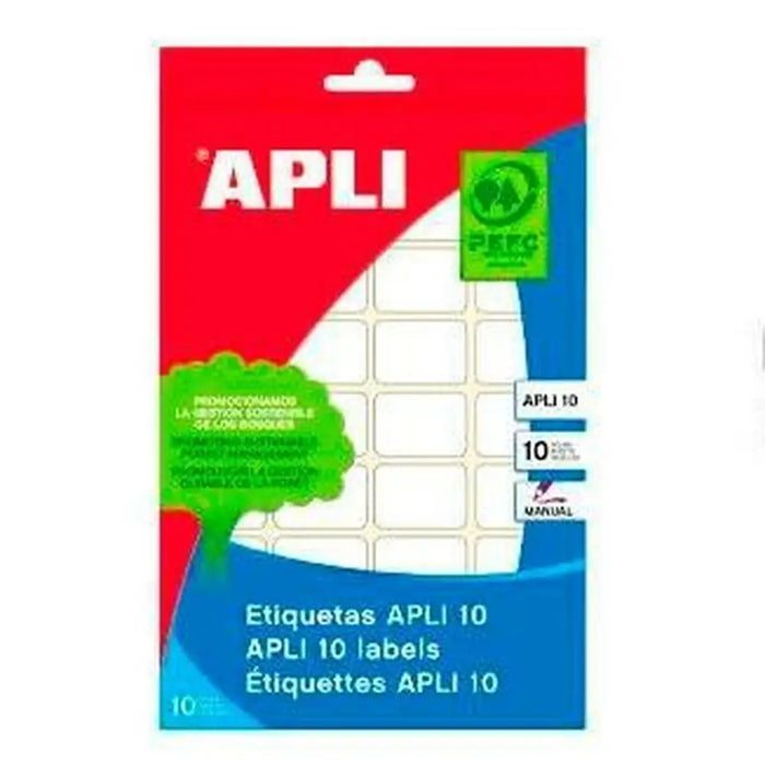 Етикети Apli Бял хартия 10 Листи 20 x 50 mm (10 броя)