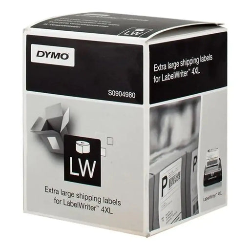 Етикети за принтер Dymo LW 4XL Черен/Бял 104 x 159 mm (12