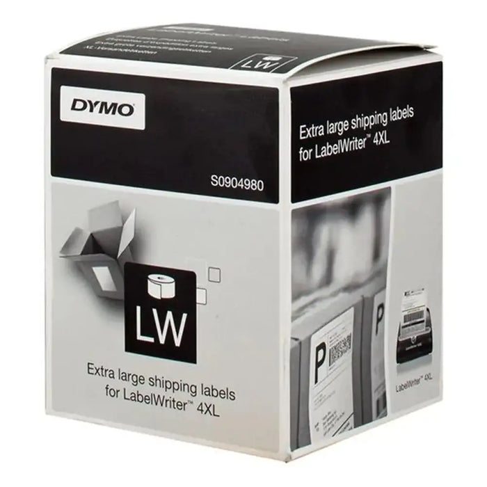 Етикети за принтер Dymo LW 4XL Черен/Бял 104 x 159 mm (12
