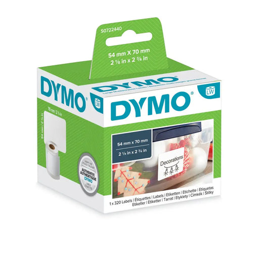 Етикети за принтер Dymo S0722440 54 x 70 mm LabelWriter™