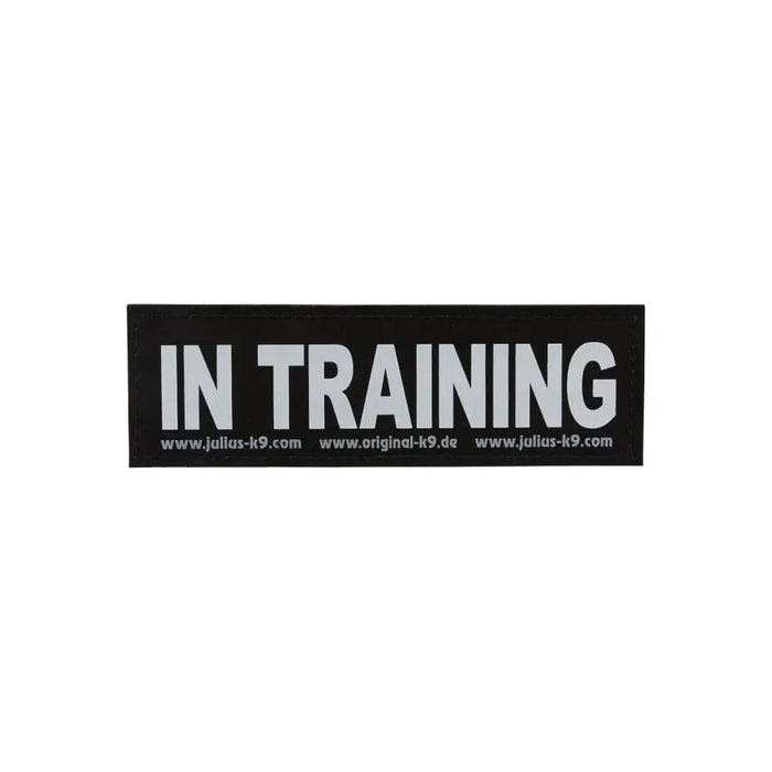 Етикети за сбруя Julius K9 IN TRAINING L Бял Черен