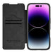 Etui Nillkin Qin Prop кожен iPhone 16 (черен)