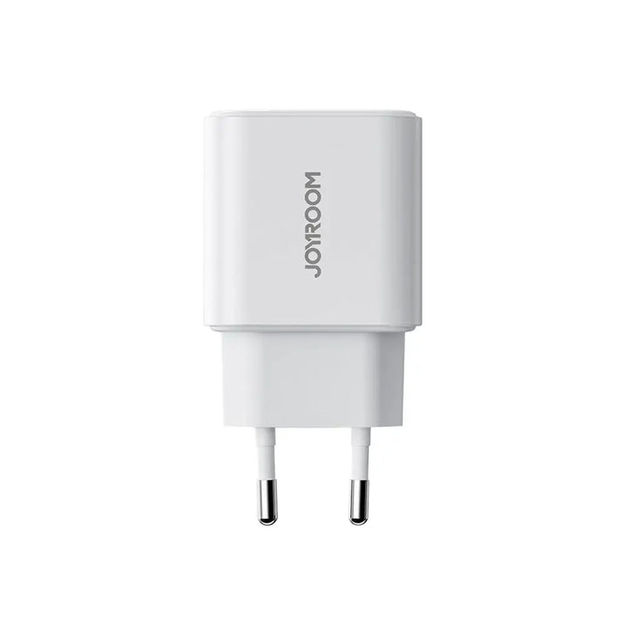 EU адаптер Joyroom JR-TCF05 20W USB-A USB-C + кабел бял