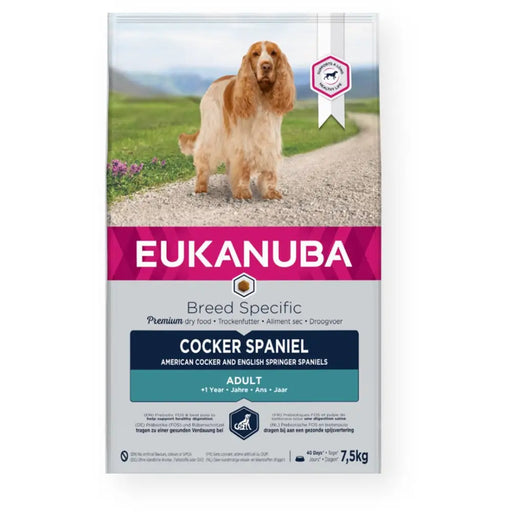 Eukanuba Breed Specific Cocker Spaniel 7,5 kg Възрастно Пиле