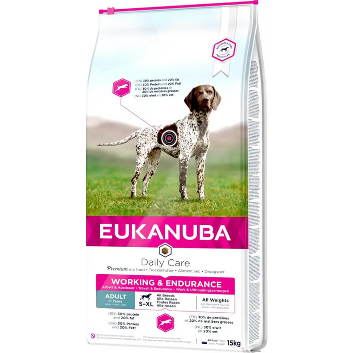 EUKANUBA Daily Care Working & Endurance - суха храна